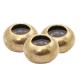 DQ Metal bead disc 6x3mm with rubber inside Antique bronze